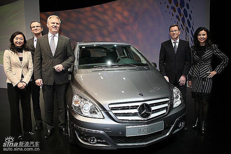 奔驰B级上市现场 