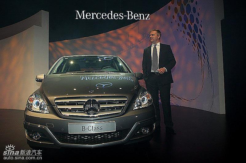 奔驰B级上市现场 