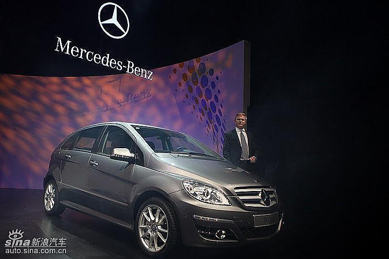 奔驰B级上市现场 
