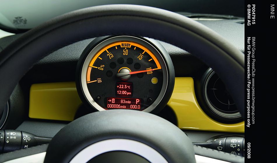 MINI E内饰及细节