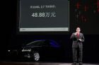 一汽大众奥迪销售事业部总经理唐迈先生介绍新车