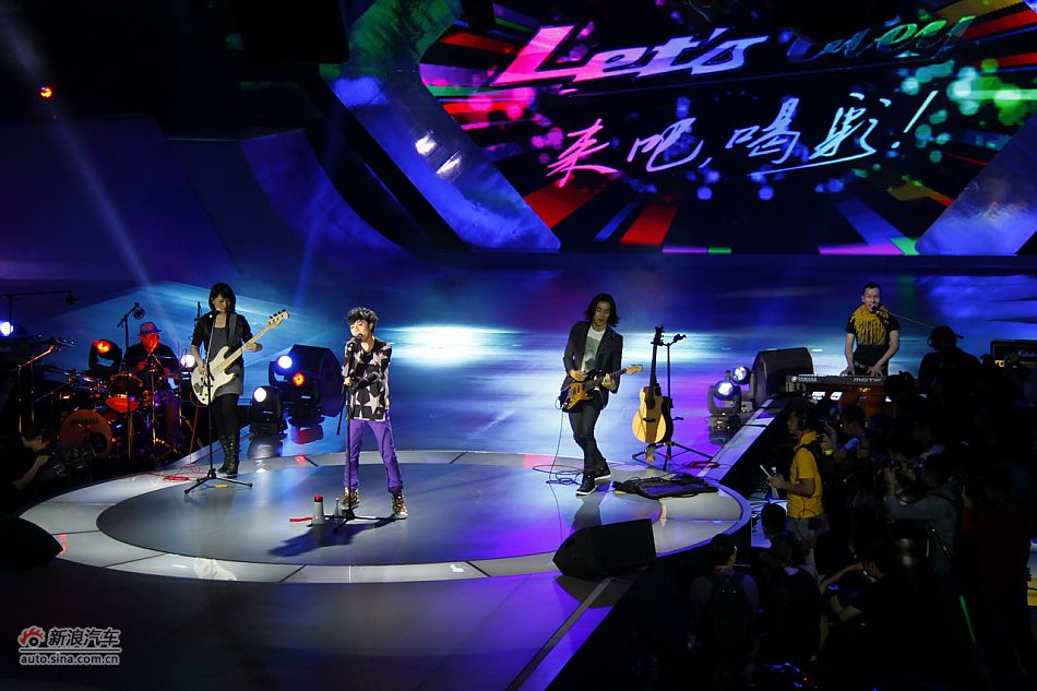 欧朗发布现场苏打绿