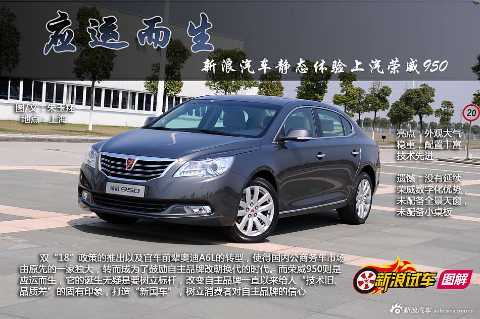 新浪汽车静态体验荣威950
