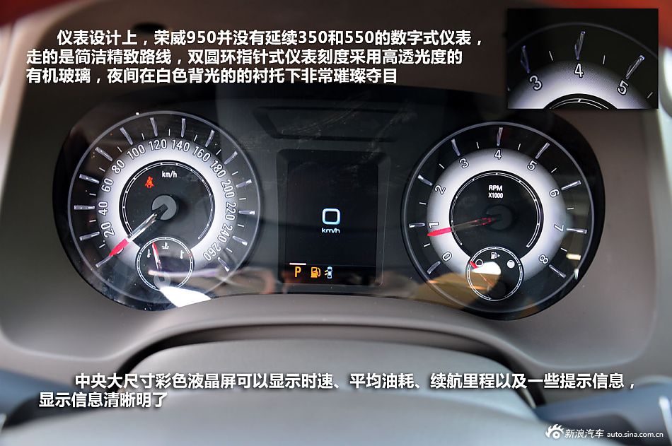 新浪汽车静态体验荣威950