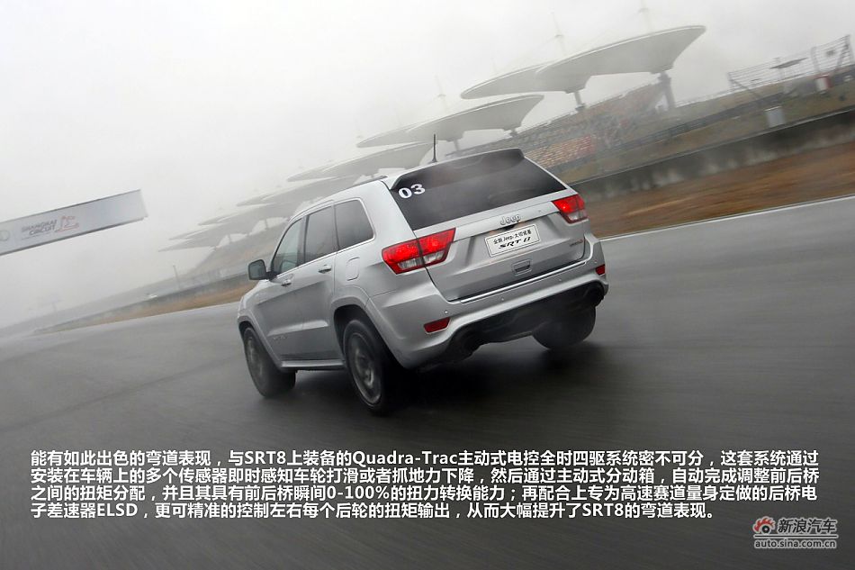 最速公路传说 上赛道激情试驾新大切诺基SRT8