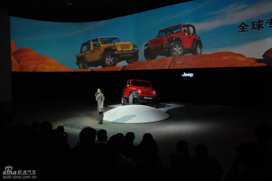 吉普牧马人Rubicon上市现场图
